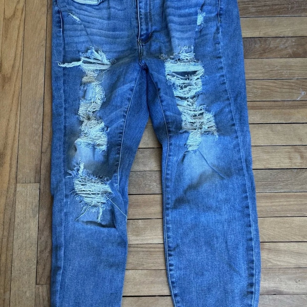 Judy Blue Distressed Denim Jeans- 14W